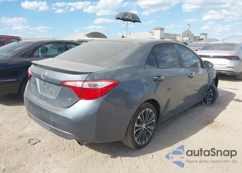 2014 Toyota Corolla S Plus z USA, uszkodzony, nr VIN 2T1BURHE9EC021444